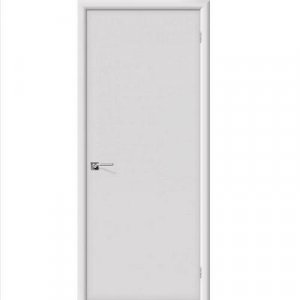 Дверь межкомнатная эмалированная коллекция Fix, Соул, 2000х600х40 мм., глухая, Белый (К-33)