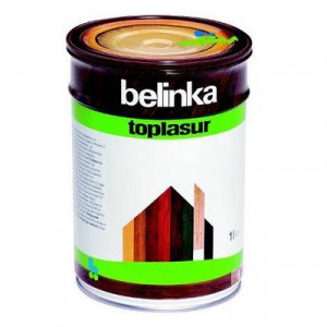 Декоративное лазурное покрытие с уф-фильтрами и абсорбентами  Toplasur №14, 1 л Белинка (Belinka)