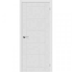Дверь межкомнатная эмалированная коллекция Fix, Граффити-4, 2000х800х40 мм., глухая, Белый (К-33)