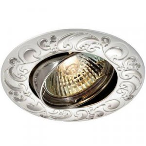 Встраиваемый/точечный светильник коллекция Henna, 369689, серебро/никель Novotech (Новотех)