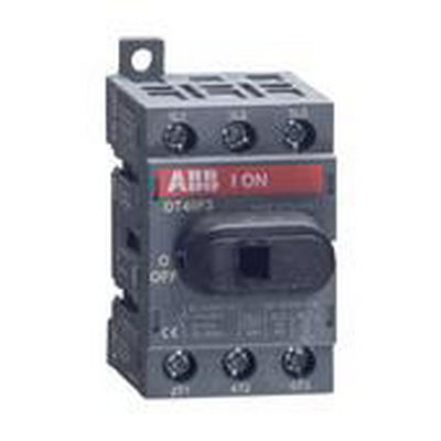 ABB OT40F4N2 Выключатель-разъединитель 4P 40А на DIN-рейку или монтаж.плату(с резерв.ручкой)