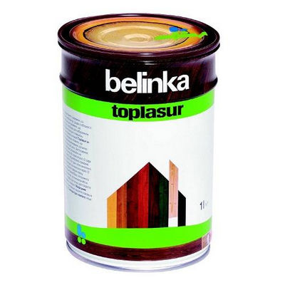 Декоративное лазурное покрытие с уф-фильтрами и абсорбентами  Toplasur №11, 1 л Белинка (Belinka)