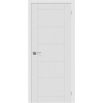 Дверь межкомнатная эмалированная коллекция Fix, Граффити-4, 2000х900х40 мм., глухая, Белый (К-33)
