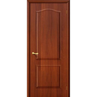 Дверь межкомнатная ламинированная, коллекция 10, Палитра, 1900х550х40 мм., глухая, ИталОрех (Л-11)