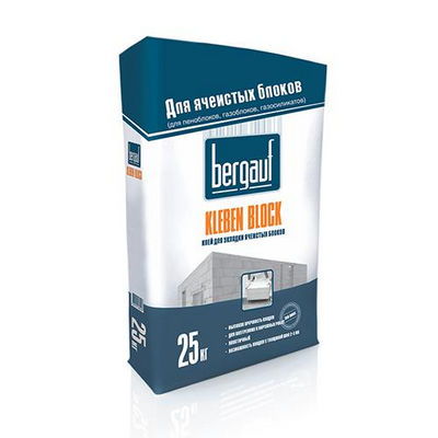 Клей для блоков 25 кг, Bergauf (Бергауф)