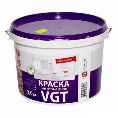 Краска для потолков ВД-АК 2180, 1,5 кг ВГТ (VGT)