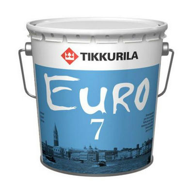 Краска латексная Euro (Евро)-7, 0.9 л, белый Tikkurila (Тиккурила)