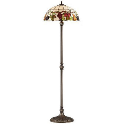 Напольный светильник Торшер коллекция Garden, 2525/2F, коричневый/разноцветный Odeon light (Одеон лайт)