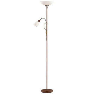 Напольный светильник Торшер коллекция Talo, 2462/F, коричневый/белый Odeon light (Одеон лайт)