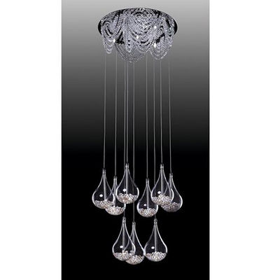 Подвесной светильник коллекция Alna, 2568/13, хром/прозрачный, хрусталь Odeon light (Одеон лайт)