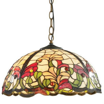 Подвесной светильник коллекция Flora, 2268/2, коричневый/разноцветный Odeon light (Одеон лайт)