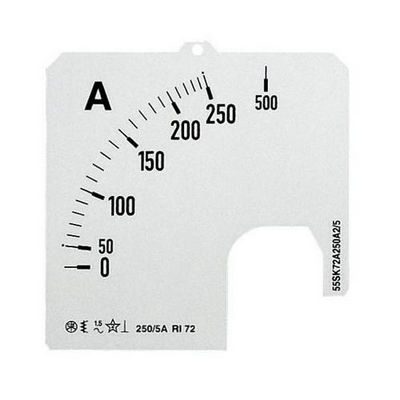 Шкала для амперметра SCL-A5-100/72, ABB (АББ)