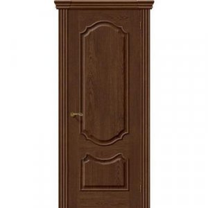 Дверь межкомнатная шпонированная коллекция Элит, Париж, 2000х600х40 мм., глухая, виски (Т-32)