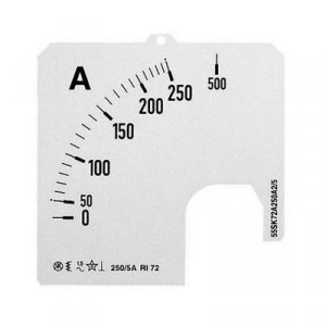 Шкала для амперметра SCL-A1-100/72, ABB (АББ)
