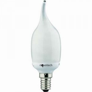 Энергосберегающая лампа, Свеча на ветру, 321046, 11 Вт, E14, теплый белый Novotech (Новотех)