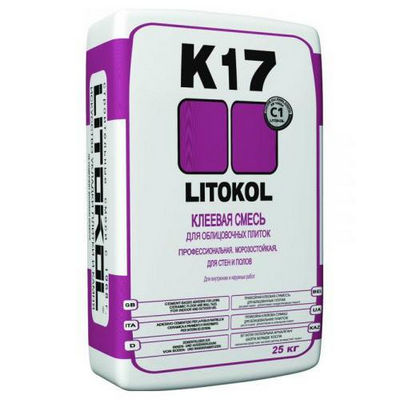 Цементный клей K17, 25 кг. Litokol (Литокол)