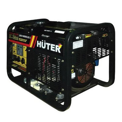 Дизельный портативный генератор LDG14000CLE-3, 10 кВт Huter (Хутер)