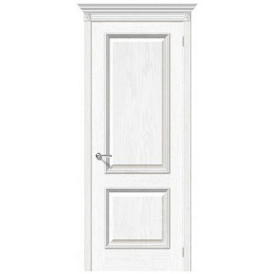 Дверь межкомнатная шпонированная коллекция Элит, Шервуд, 2000х900х40 мм., глухая, белый дуб (Д-21)