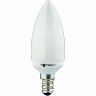 Энергосберегающая лампа, Свеча, 321025, 9 Вт, E14, белый Novotech (Новотех)