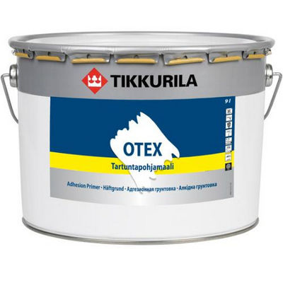 Грунтовка алкидная адгезионная Otex (Отекс), База С, 9 л, белый Tikkurila (Тиккурила)