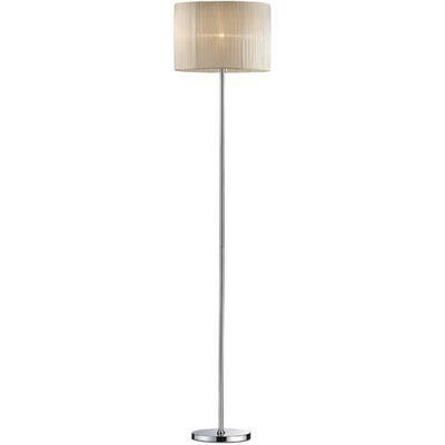 Напольный светильник Торшер коллекция Niola, 2085/1F, хром/бежевый Odeon light (Одеон лайт)