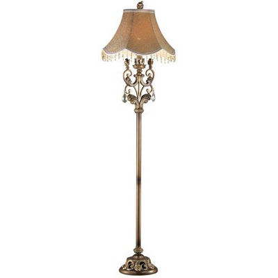 Напольный светильник Торшер коллекция Ponga, 2431/1F, бронза, хрусталь Odeon light (Одеон лайт)