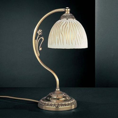 Настольная лампа, P. 5750 P, золото/белый Reccagni Angelo (Рекани Анжело)