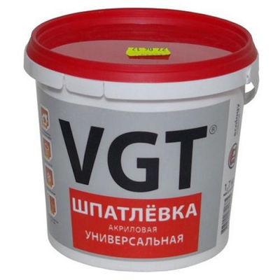 Шпатлевка акриловая универсальная, 1 кг ВГТ (VGT)