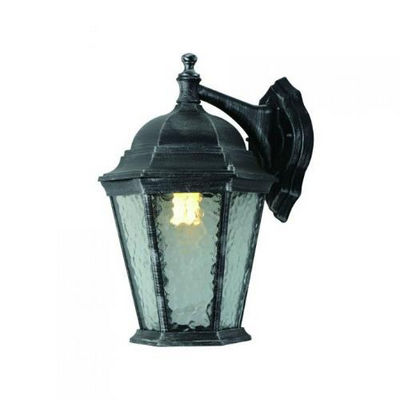 Уличный светильник настенный коллекция Genova, A1202AL-1BN, чёрный/прозрачный Arte Lamp (Арте Ламп)
